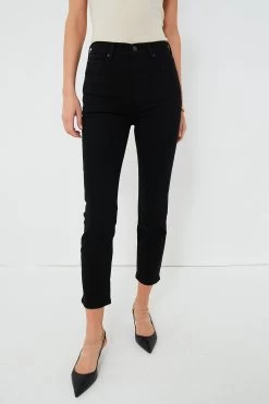 CITIZENS OF HUMANITY Jet Black Jolene High Rise Vintage Slim