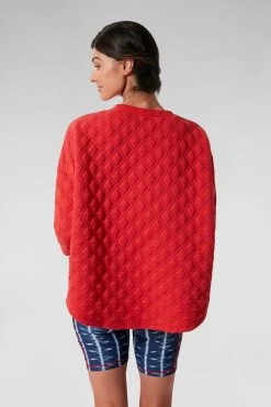 Red Ally Swing Sweatshirt -Vogue Vista Clothing UK2GXploBSFCAlci912wF8crnnFXf3f3 1
