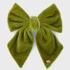 Moss Jumbo Velvet Bow Barrette