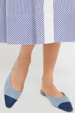 Veronica Beard Blue Multi Carlotta Flats -Vogue Vista Clothing UxXT8sA2jcGrvFVU0ebO5xWeTMAZfU76 1