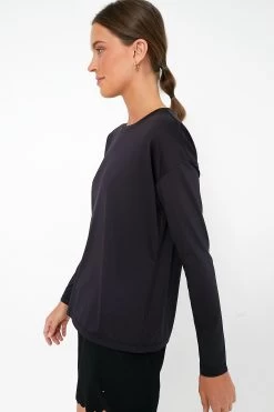Black Long Sleeve Ryan Boyfriend Tee -Vogue Vista Clothing VALIRoRGn4whEYzDpzqrIrlkJuFnncVc 1