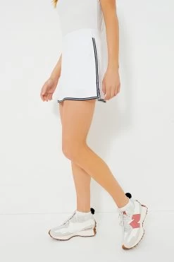 White 14 Inch Elena Tennis Skirt -Vogue Vista Clothing VVdZGfnxQeZvrAuyemqGbdxMHqP0JDlK 1