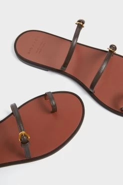 Ombra Nappa Leather & Gros Grain La Libera Sandals -Vogue Vista Clothing WBIu9iVizB1bjHRY2xcSE0ri5GzeHemt 1