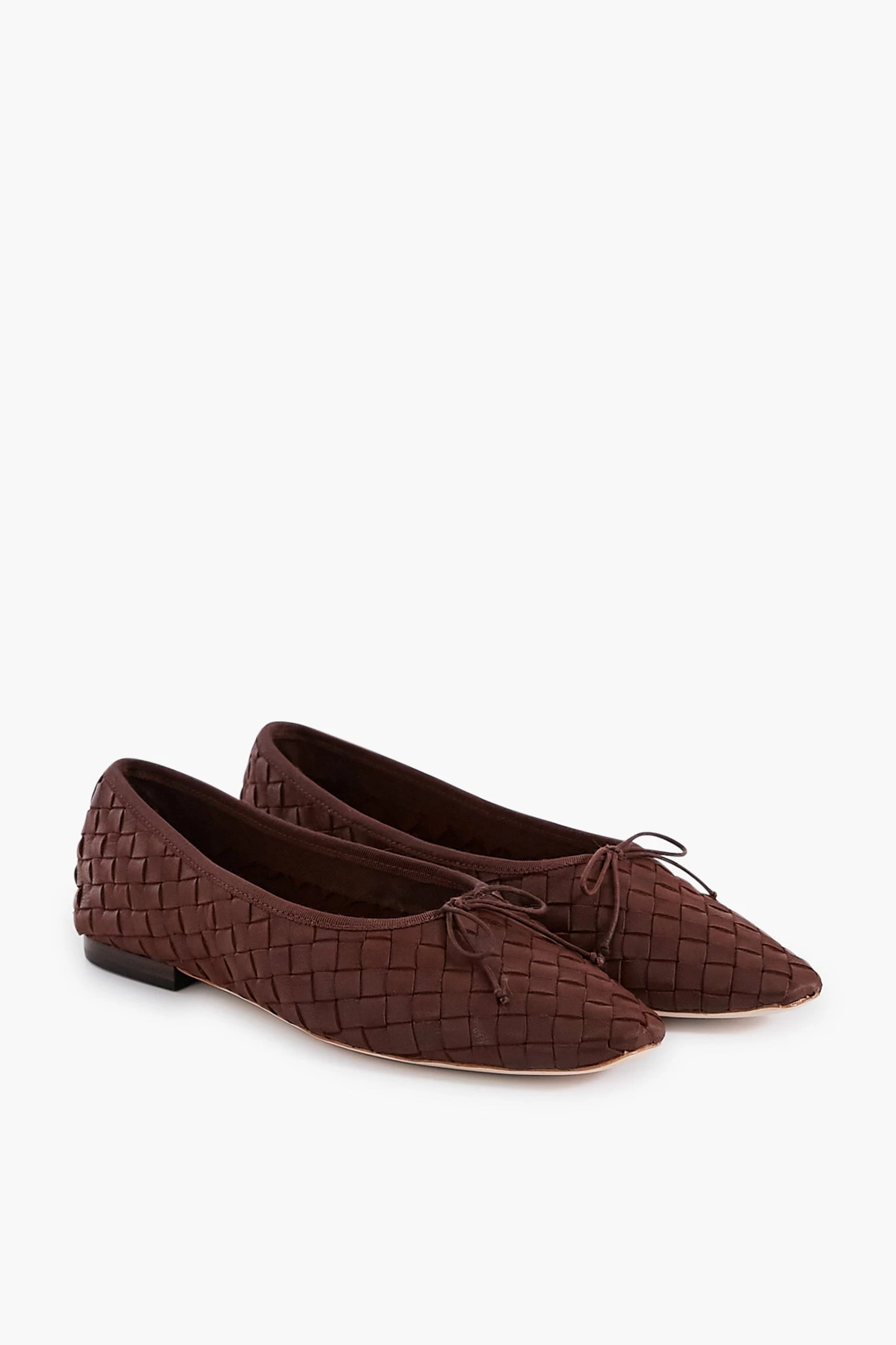 Loeffler Randall Chocolate Woven Leather Landry Flats 4 Loeffler Randall Chocolate Woven Leather Landry Flats - Image 4