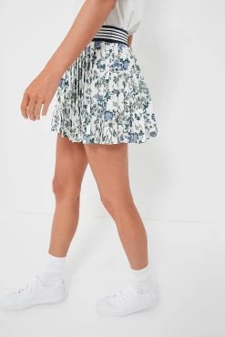 White Wildflower 14 Inch Lexi Tennis Skirt -Vogue Vista Clothing WL4WefZ9iGheBltrCEvexn4rDcktDr3X 1