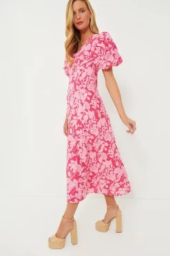 Pink Floral Empire Ella Maxi Dress -Vogue Vista Clothing WSyHdWA4AIgq6ulYePYkDw1tSSTZ1pWy 1