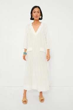 White Carolina Caftan