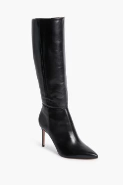 Schutz Black Mikki Up Boots
