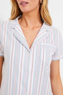 Women's Vintage French Stripes Short Sleeve Short Set 11 Women's Vintage French Stripes Short Sleeve Short Set -Vogue Vista Clothing XLEWNn1fGw1IRelaHluQTamdAy2D76Z1 1