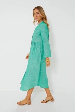 Sea Green Linen Lydell Maxi Dress -Vogue Vista Clothing XfS1TT8Q8LSoddsHdYpBFZa7WqUDz4C1 1