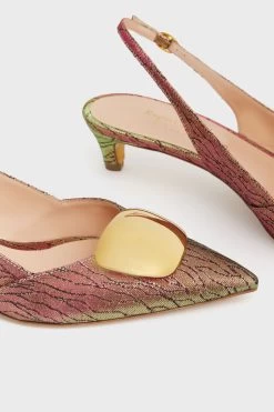 Multi Pink Ocean Lurex Misty Kitten Heels -Vogue Vista Clothing Y5y0LwQCp2OhEFshmjQ5znyxEcXn1fEd 1