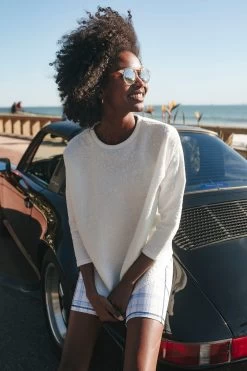 White Fleur Ally Swing Sweatshirt -Vogue Vista Clothing YAfbL6tNLDOkSaCeFY795pOYa6P41H9d 1