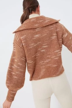 Varley Golden Bronze And Egret Ridley Half Zip Knit 6 Varley Golden Bronze And Egret Ridley Half Zip Knit -Vogue Vista Clothing YRHboONrpGGG2ZCrZOvldThsbAtKDZxU 1