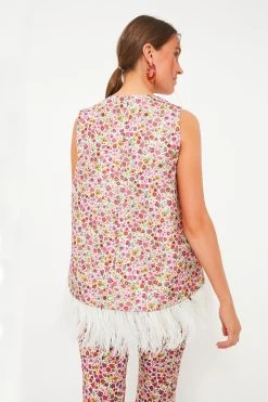 Zia La Scala Top With Feathers -Vogue Vista Clothing Z4mWZ54d9kW9n5sxeFociyd2EyUJi3RU 1