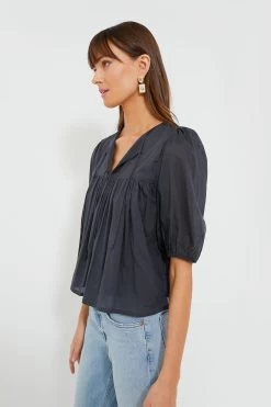 Polar Night Organic Puff Isla Top -Vogue Vista Clothing a0DNltKc0Du6aH4rvaka74KYQVNCpBdV 1