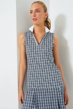 Lisbon Tile Sleeveless Caroline Polo