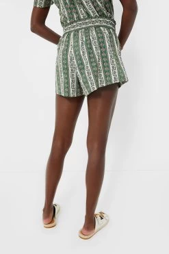 Fern And Floral Stripe Jolie Shorts -Vogue Vista Clothing aXkwe8NKGkPxlPYlzPUITLLqfaLnj8Aa 1