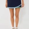 Dry Wick Interlock Petal Hemline Wrap Skort