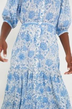 Blue Floral Blair Maxi Dress -Vogue Vista Clothing b4r2LfqI0TJETBUgxhbN4OB3J0fKVMhC 1