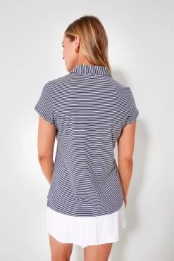 Navy And White Short Sleeve Polo -Vogue Vista Clothing bAOm5cNq3niWedK621dEhrY9DPmwzFSc 1