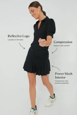 Black 15 Inch Williams Tennis Skirt -Vogue Vista Clothing bLUAwGO7PyceWsxGsn3U82Rbl2ndftfu 1