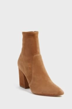 Loeffler Randall Bracco Suede Slim Isla Ankle Booties