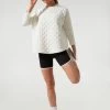 White Ally Swing Sweatshirt