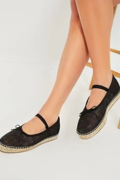 Loeffler Randall Black Mesh Kayla Espadrille Flats -Vogue Vista Clothing bzrm0PX9Ql5DmVIMonYWzikBT6JD54XU 1