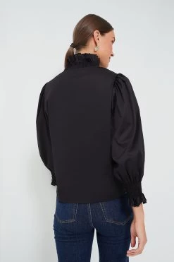 Black Bonnie Shirt -Vogue Vista Clothing cN1SjVa5YptTRW1B0oJT0Nl6uNrtVDsi 1