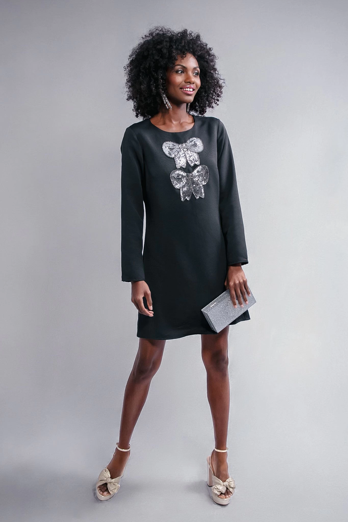 Loeffler Randall Platinum Lame Natalia Heels 2 Loeffler Randall Platinum Lame Natalia Heels - Image 2