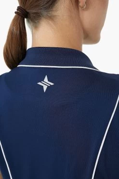 Navy Roxana Half Zip Golf Dress -Vogue Vista Clothing dPo3POvSdkk5Cv5ahp58DGRNlrc4gJzs 1