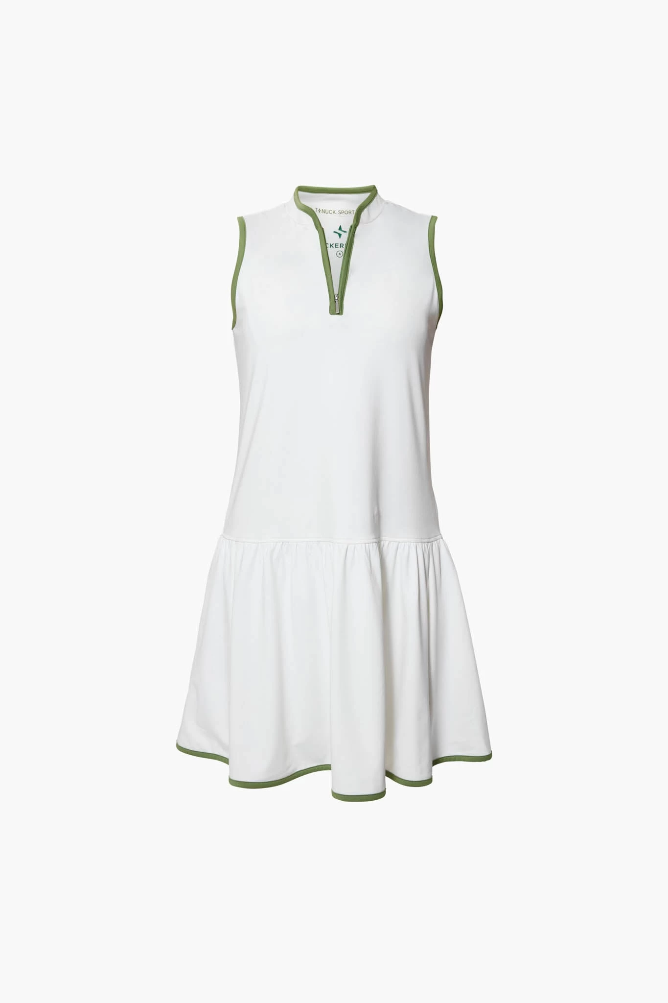 White And French Quarter Zip Emma Tennis Dress 6 White And French Quarter Zip Emma Tennis Dress - Image 6