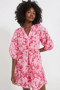 Pink Floral Matilda Mini Dress