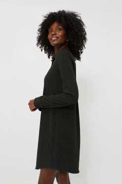 Heathered Black Twill Legend Sweater Dress -Vogue Vista Clothing dnobu4pEk4DPoGnua3d5hvgUy3TcuVvc 1