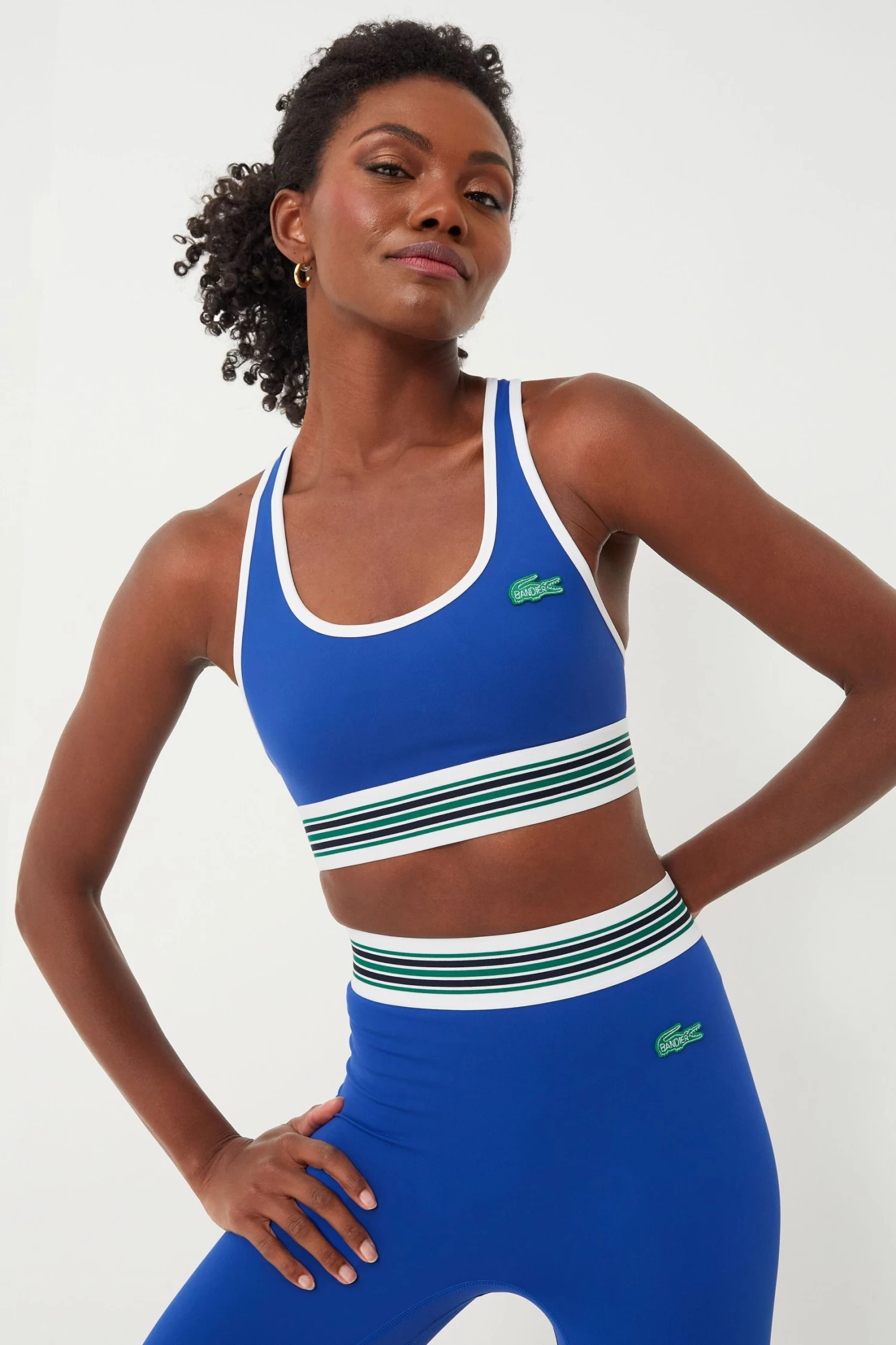 Cobalt Multi Striped Band Bralette 1 Cobalt Multi Striped Band Bralette