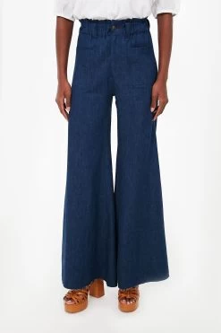 Indigo Hemp Organic Tulip Wide Leg