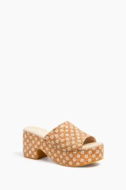 Matisse Cork Daisy Terry Heels