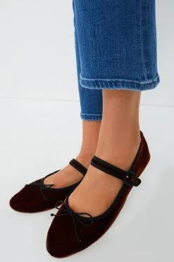 Loeffler Randall Sienna Velvet Chiara Mary Jane Flats -Vogue Vista Clothing hIVfSc3LshGWXim37YWLbgFY5j2M4iCs 1