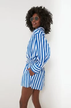 Bayou Stripe Cobalt Isole Playsuit -Vogue Vista Clothing hK2N5fHFs5PiSVQiOk6AsvU452WmxzS3 1