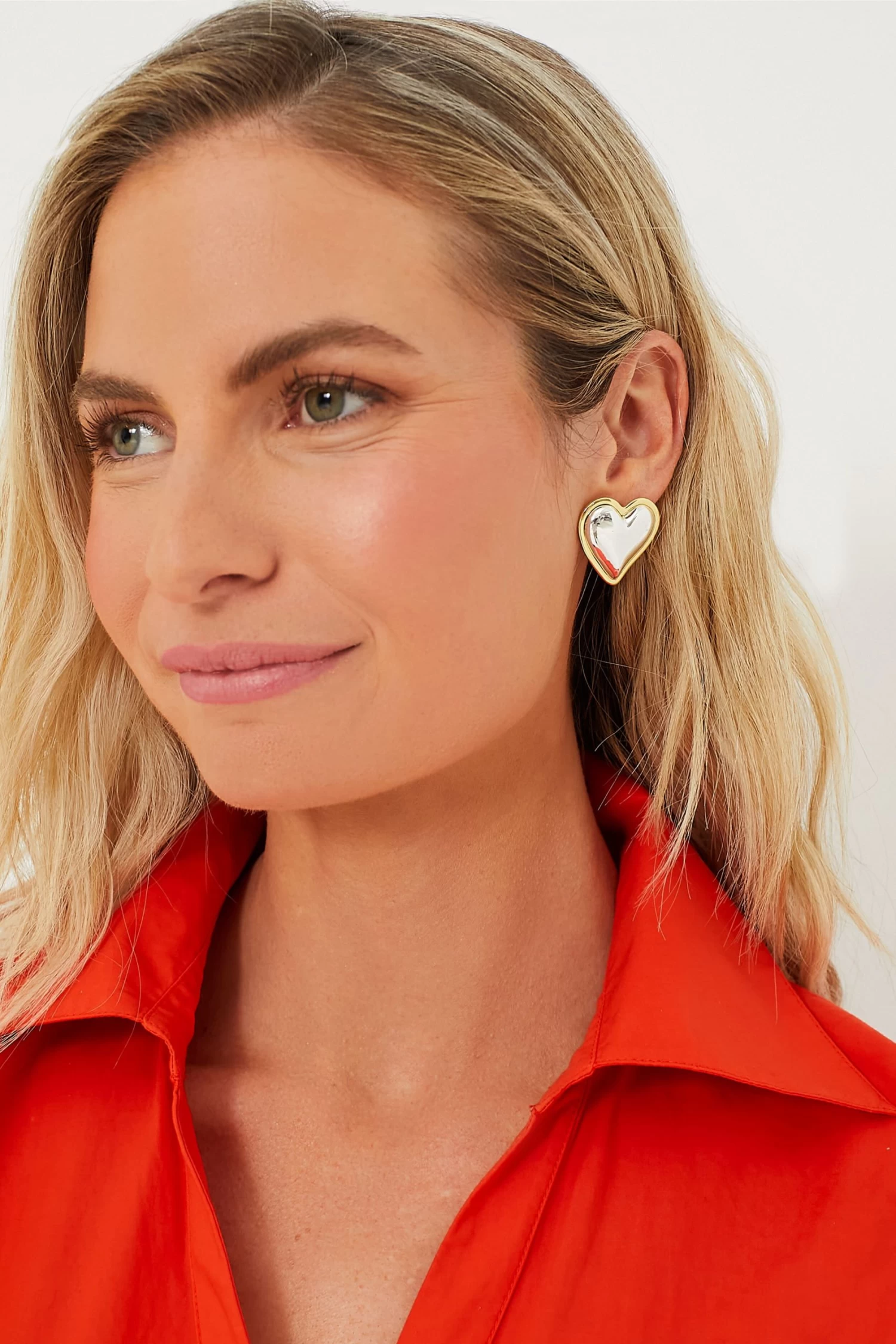 Silver And Gold Astrid Studs 2 Silver And Gold Astrid Studs - Image 2