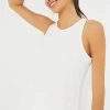 White Cane Ellen Racerback Tank