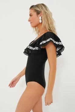 Black Katya Embroidered One Piece -Vogue Vista Clothing hcSASN0llzZ2DonoY1zZtiCAwgYfFHvQ 1