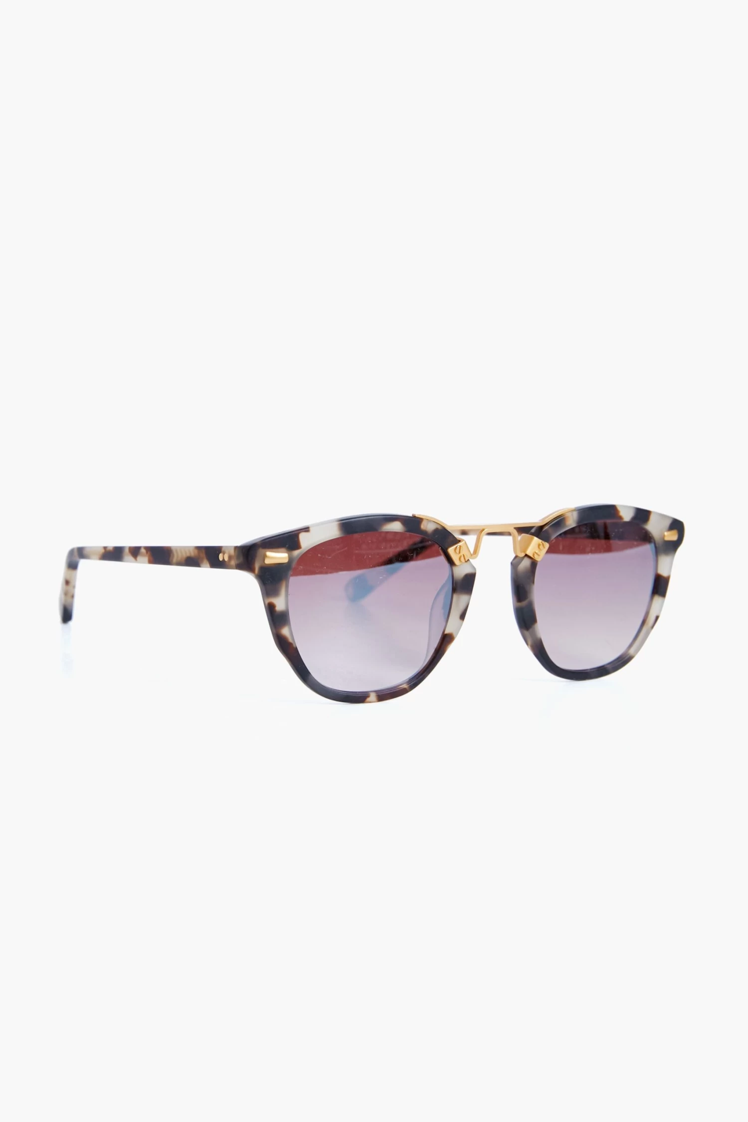 Matte Malt Mirrored 24K Beau Sunglasses 3 Matte Malt Mirrored 24K Beau Sunglasses - Image 3