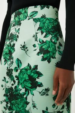 Green Festive Bouquet Lorinda Skirt -Vogue Vista Clothing hsldsjdO3krt1qmNwmszRkFLtohkNVEb 1