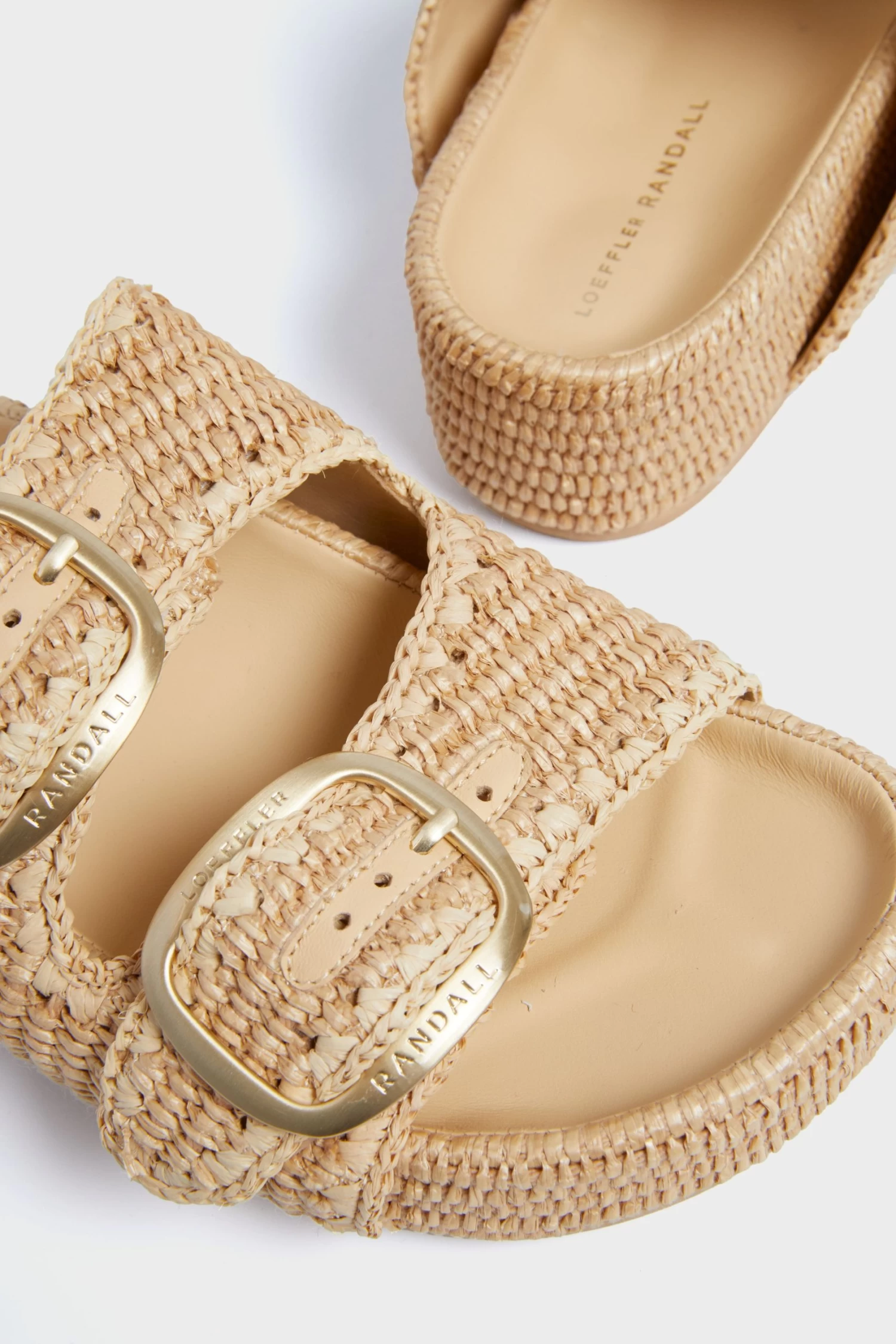 Loeffler Randall Natural Chunky Woven Raffia Sandals 5 Loeffler Randall Natural Chunky Woven Raffia Sandals - Image 5