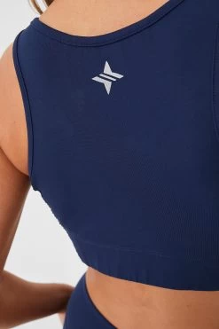 Navy Cane Jean Sports Bra -Vogue Vista Clothing iQURjjh1UiHztHhYEwQ9K7o0q5c3xZJP 1