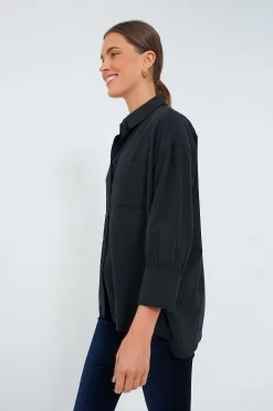 Black Adair Boyfriend Shirt -Vogue Vista Clothing ikGIGX53EPa84f4GKxGsMif84XgfEZHE 1
