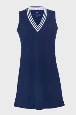 Navy Suzanne Tennis Dress -Vogue Vista Clothing ivG34LWkgWeA8bunEgF7C4Cd0xoc55PC 1