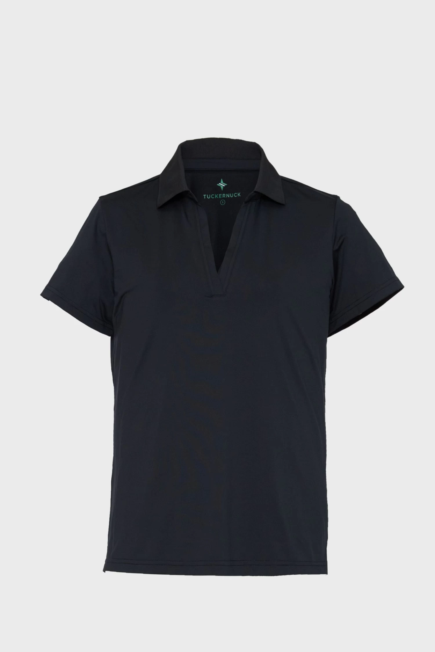 Black Short Sleeve Caroline Polo 8 Black Short Sleeve Caroline Polo - Image 8
