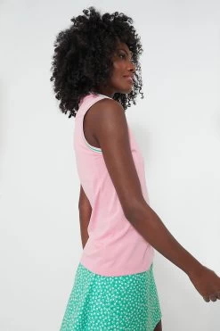 Pink Sleeveless Air Tech Pique Popover -Vogue Vista Clothing jM6k7Pk216jEp1szZ0Us78OLFujz8TZI 1